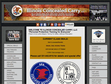 Tablet Screenshot of illinoisconcealcarryllc.com